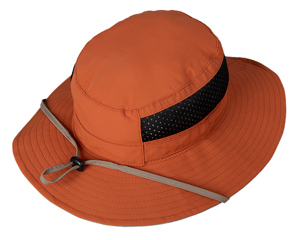 Breezy Nylon Big Brim Bucket Hat - Sun Protection